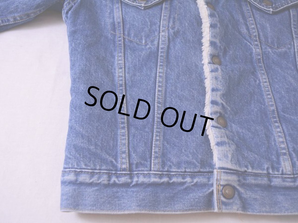 画像8: 1970s【Levi's】デニムボアジャケット 表記34  (8)