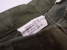 画像3: 1960s【US.ARMY】コットンベイカーパンツ 表記W34  (3)