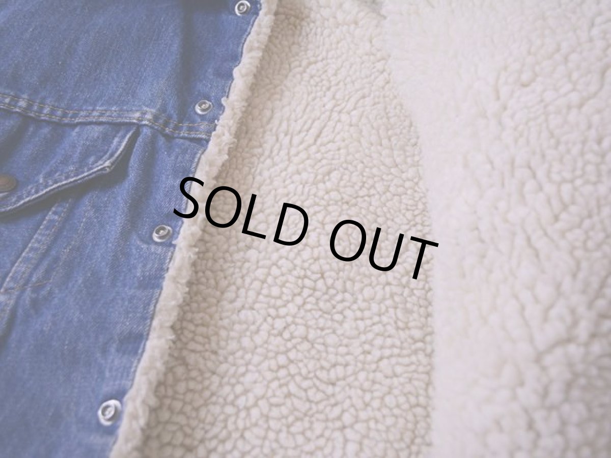 画像10: 1970s【Levi's】デニムボアジャケット 表記34  (10)