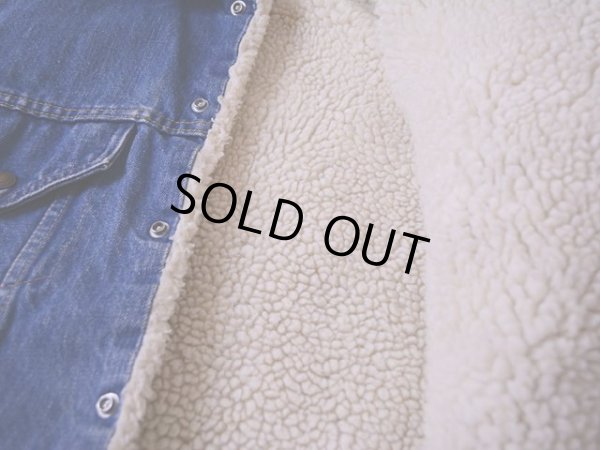 画像10: 1970s【Levi's】デニムボアジャケット 表記34