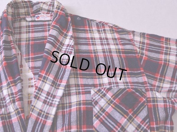 画像5: 1950s〜プリントネルガウン 表記L 