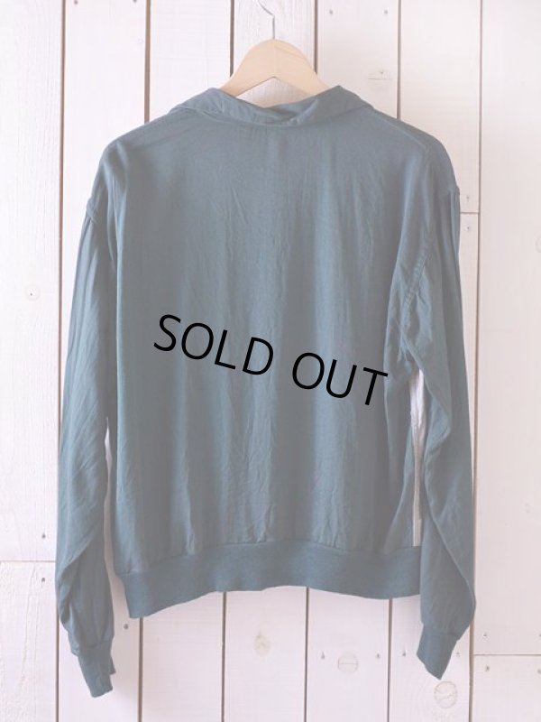 画像3: 1950s【MacLAREN】レーヨンリブシャツ 表記L 16-16 1/2 