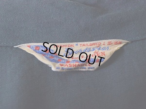 画像4: 1950s【MacLAREN】レーヨンリブシャツ 表記L 16-16 1/2 