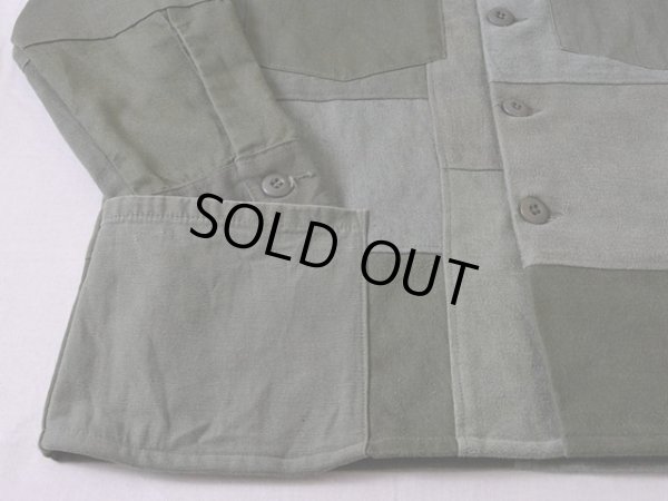 画像6: RE-MAKEファティーグシャツJKT　 実寸SM 