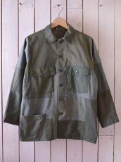 画像1: RE-MAKEファティーグシャツJKT　 実寸SM  (1)