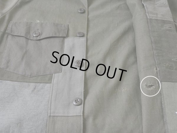 画像11: RE-MAKEファティーグシャツJKT　 実寸SM 