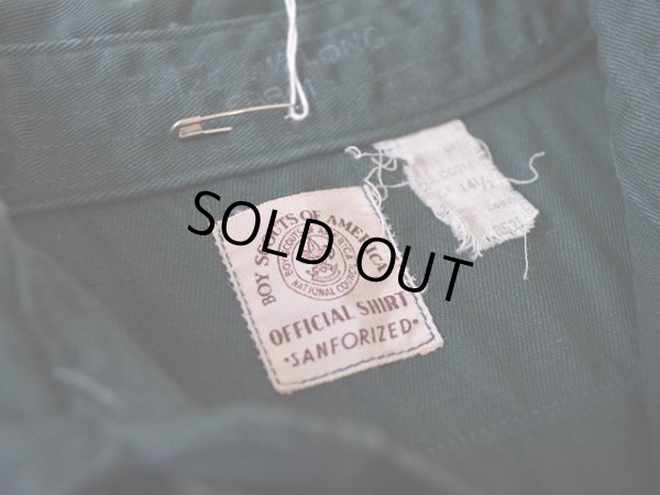 画像3: 1960s BOY SCOUTSシャツ　 表記S 14 1/2 