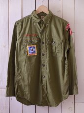 画像1: 1960s BOY SCOUTSシャツ　 表記S 14  (1)