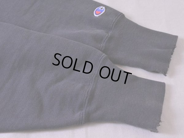 画像7: 1990s【Champion】リバースウィーブスウェット ブラック 目付き　 表記L 