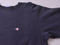 画像5: 1990s【Champion】リバースウィーブスウェット ブラック 目付き　 表記L  (5)