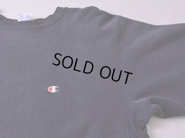 画像5: 1990s【Champion】リバースウィーブスウェット ブラック 目付き　 表記L 