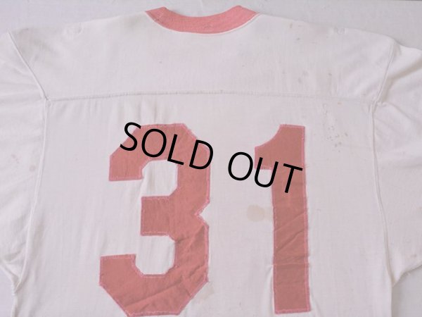 画像9: 1960s【HANESPORT】ナンバリングフットボールTシャツ 雰囲気系　 表記L 