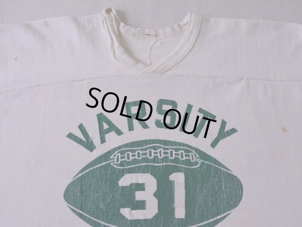 画像3: 1970sフットボールTシャツ 3段プリント 雰囲気系　 実寸XL 