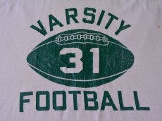 画像4: 1970sフットボールTシャツ 3段プリント 雰囲気系　 実寸XL  (4)