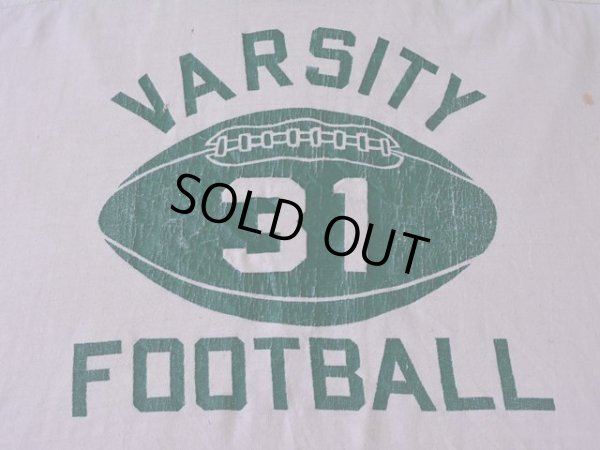 画像4: 1970sフットボールTシャツ 3段プリント 雰囲気系　 実寸XL 