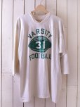 画像1: 1970sフットボールTシャツ 3段プリント 雰囲気系　<br>実寸XL<br> (1)