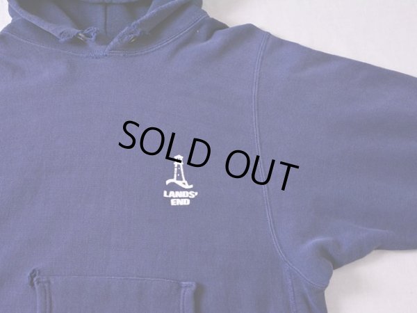 画像7: 1970s【Champion×LANDS'END】リバースウィーブパーカー 単色タグ 表記S