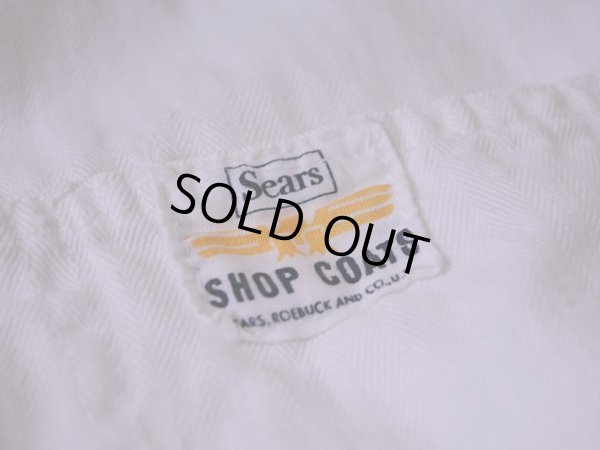 画像3: 1960s【Sears】ヘリンボーンショップコート　 実寸L 