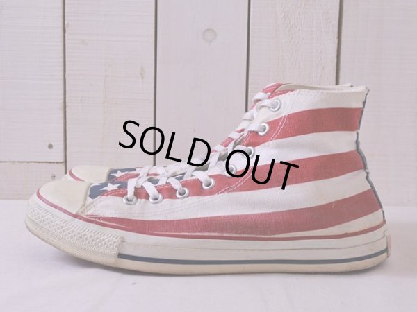 画像3: 1990s US製【CONVERSE】ALL STAR Hi 星条旗　 表記10 1/2 