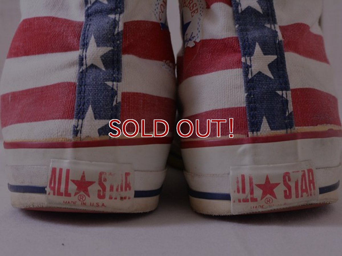 画像6: 1990s US製【CONVERSE】ALL STAR Hi 星条旗　 表記10 1/2  (6)