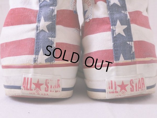 画像6: 1990s US製【CONVERSE】ALL STAR Hi 星条旗　 表記10 1/2 