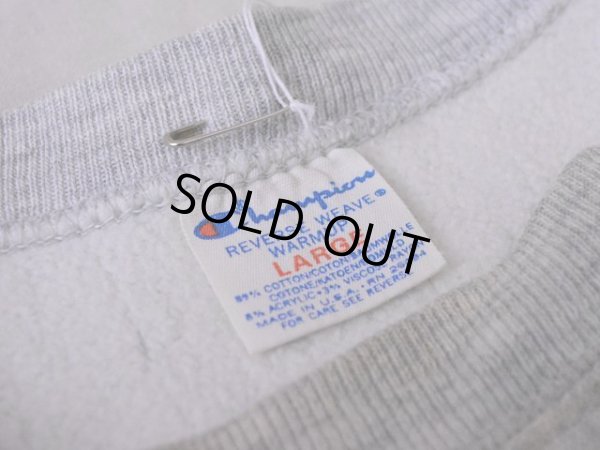 画像3: 1980s【Champion】リバースウィーブスウェット 両面プリント  表記L