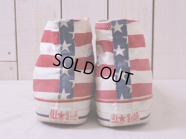 画像4: 1990s US製【CONVERSE】ALL STAR Hi 星条旗　 表記10 1/2 