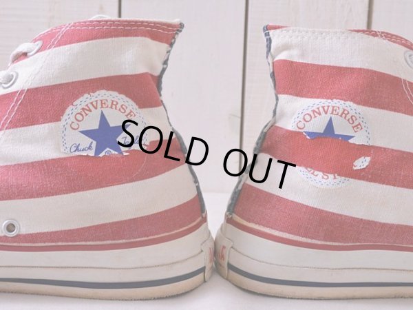 画像10: 1990s US製【CONVERSE】ALL STAR Hi 星条旗　 表記10 1/2 