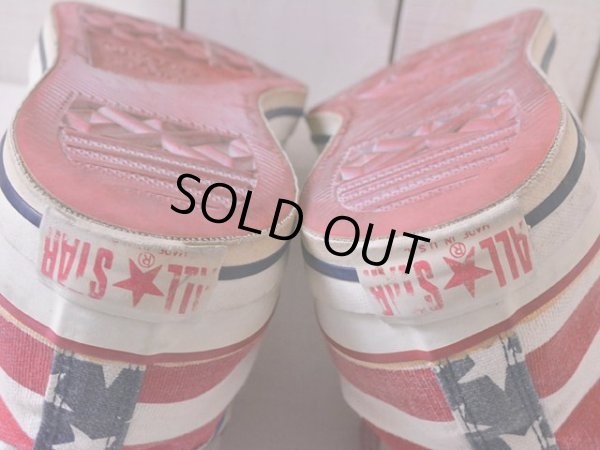 画像8: 1990s US製【CONVERSE】ALL STAR Hi 星条旗　 表記10 1/2 