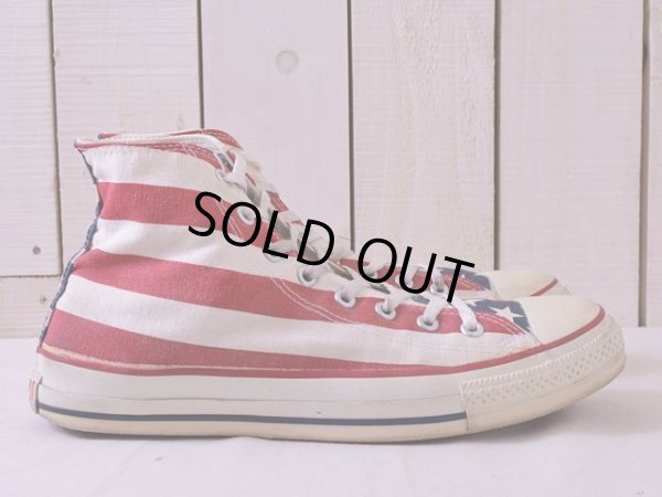 画像5: 1990s US製【CONVERSE】ALL STAR Hi 星条旗　 表記10 1/2 