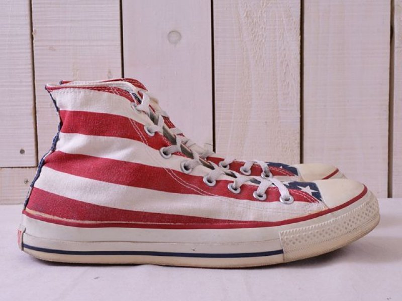 1990s US製【CONVERSE】ALL STAR Hi 星条旗 表記10 1/2 - 古着屋