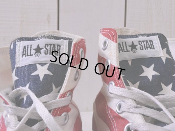 画像13: 1990s US製【CONVERSE】ALL STAR Hi 星条旗　 表記10 1/2 