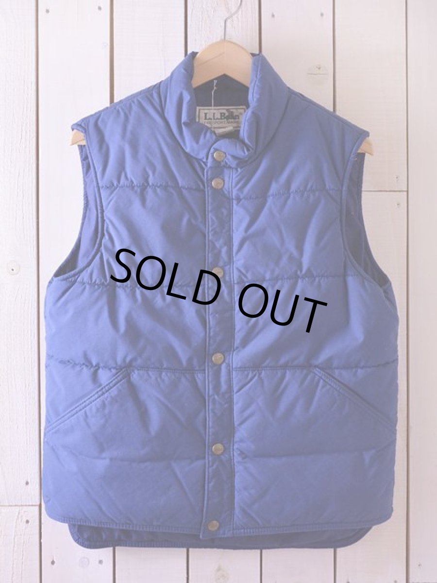 画像1: 1980s【L.L.Bean】中綿ベスト　 表記S  (1)