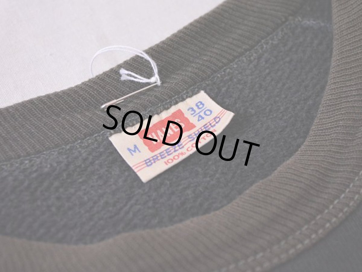 画像3: 1960s【HANES】BREEZE SHIELD 半袖スウェット ブラック　 表記M  (3)