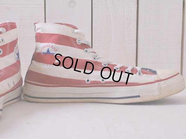 画像12: 1990s US製【CONVERSE】ALL STAR Hi 星条旗　 表記10 1/2 