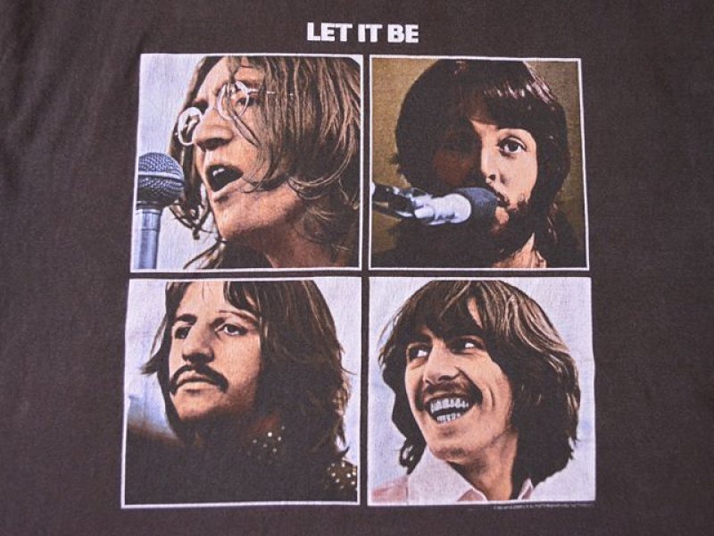 2000s THE BEATLES LET IT BE Tシャツ 表記XL - 古着屋HamburgCafe