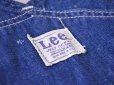 画像4: 1960s-70s【Lee】JELT DENIMオーバーオール　 実寸w36 