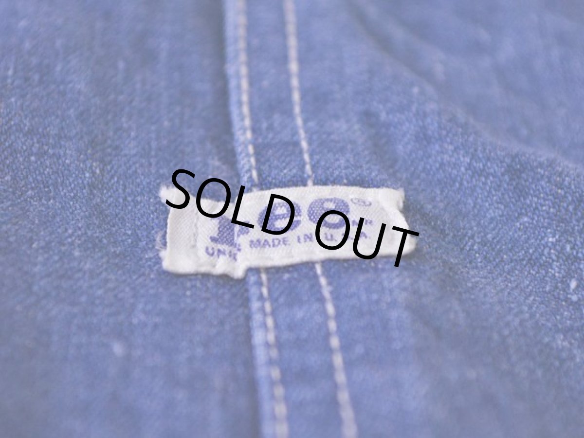 画像5: 1960s-70s【Lee】JELT DENIMオーバーオール　 実寸w36  (5)