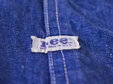 画像5: 1960s-70s【Lee】JELT DENIMオーバーオール　 実寸w36  (5)