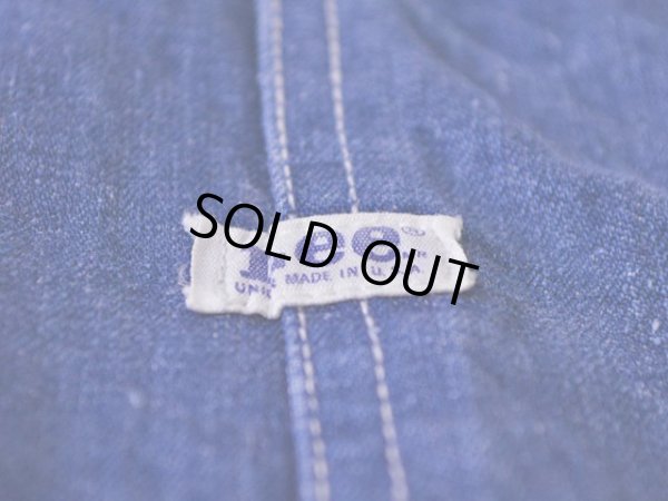 画像5: 1960s-70s【Lee】JELT DENIMオーバーオール　 実寸w36 