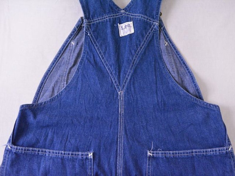 1960s-70s【Lee】JELT DENIMオーバーオール 実寸w36 - 古着屋HamburgCafe