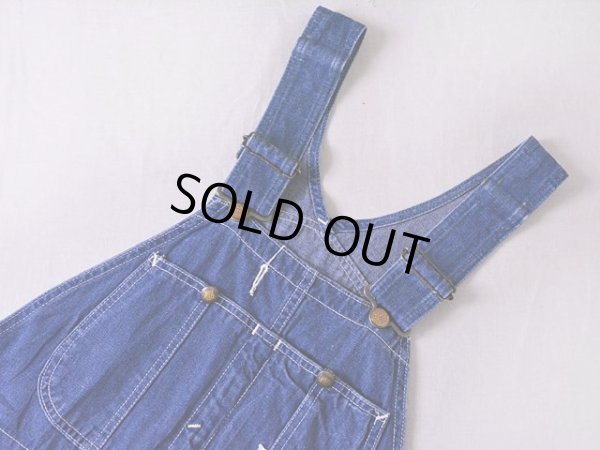 画像6: 1960s-70s【Lee】JELT DENIMオーバーオール　 実寸w36 