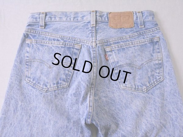 画像11: 1990s【Levi's】501ケミカル スリムフィット(RE-Silhouette)  表記w32