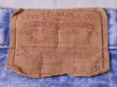 画像3: 1990s【Levi's】501ケミカル スリムフィット(RE-Silhouette)　 表記w32  (3)