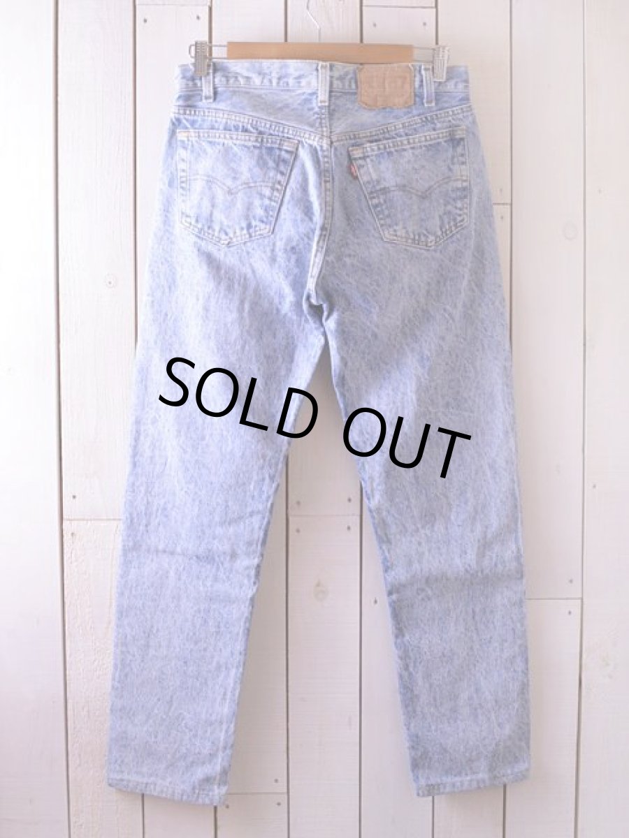 画像2: 1990s【Levi's】501ケミカル スリムフィット(RE-Silhouette)　 表記w32  (2)