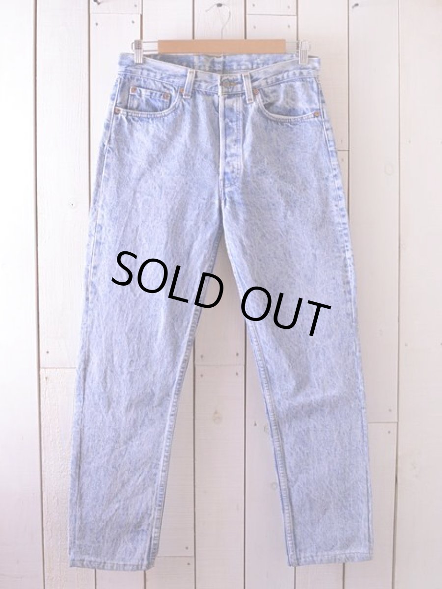 画像1: 1990s【Levi's】501ケミカル スリムフィット(RE-Silhouette)　 表記w32  (1)