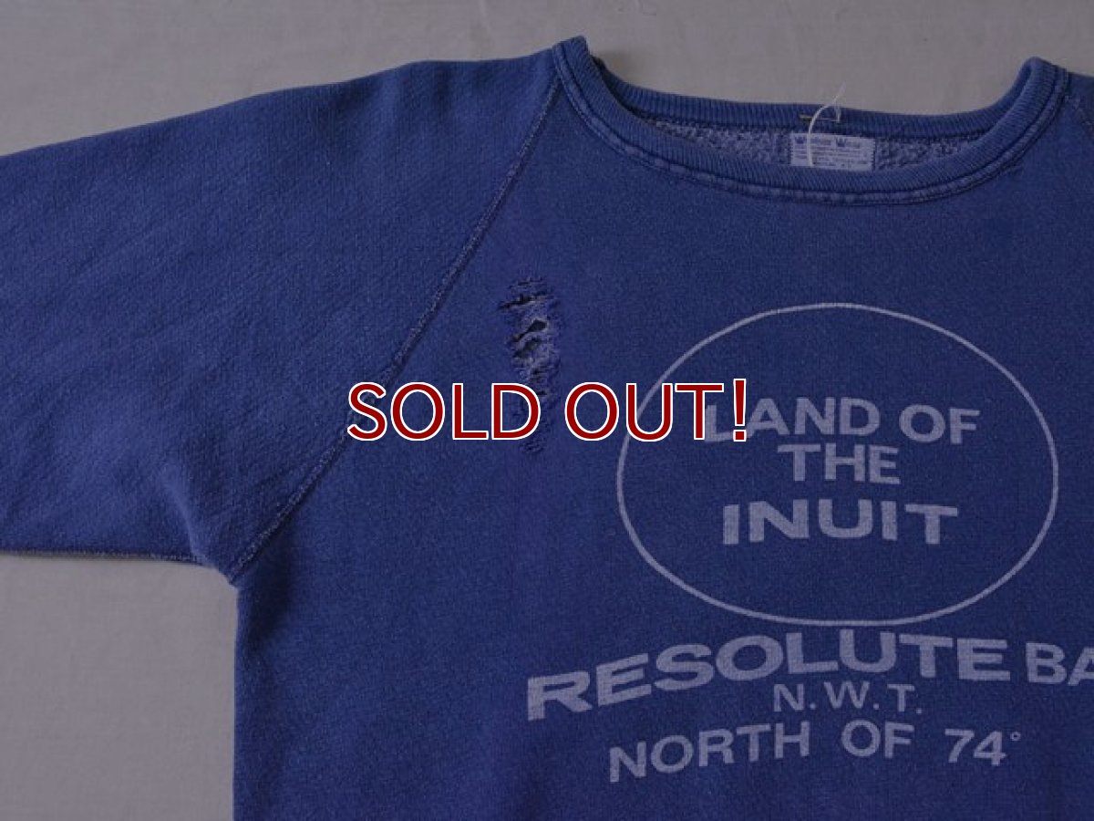 画像4: 1960s【Windsor Wear】LAND OF THE INUITスウェット　 表記L  (4)