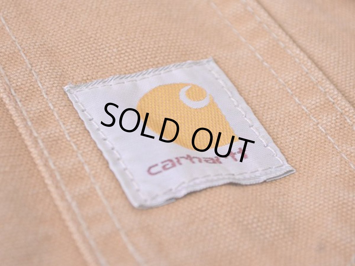 画像4: 1990s【Carhartt】ダブルニーダックオーバーオール US製　 表記w38  (4)