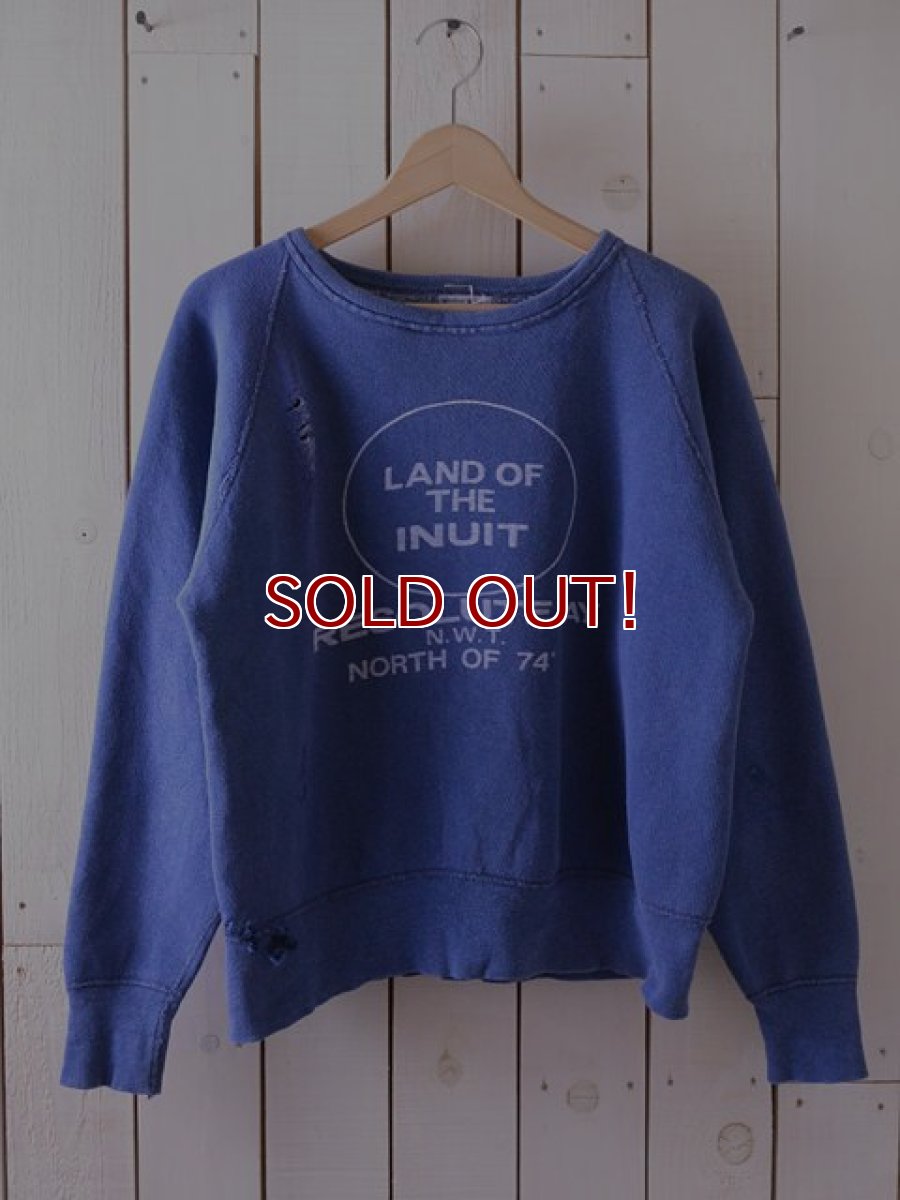 画像1: 1960s【Windsor Wear】LAND OF THE INUITスウェット　 表記L  (1)