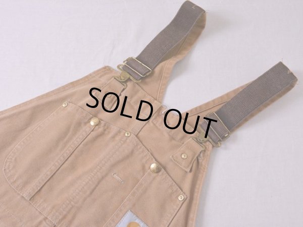 画像6: 1990s【Carhartt】ダブルニーダックオーバーオール US製  表記w38